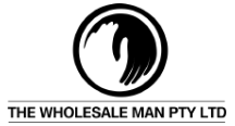 The Wholesale Man Logo